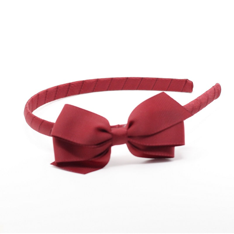 Cerchietto con fiocco rosso
