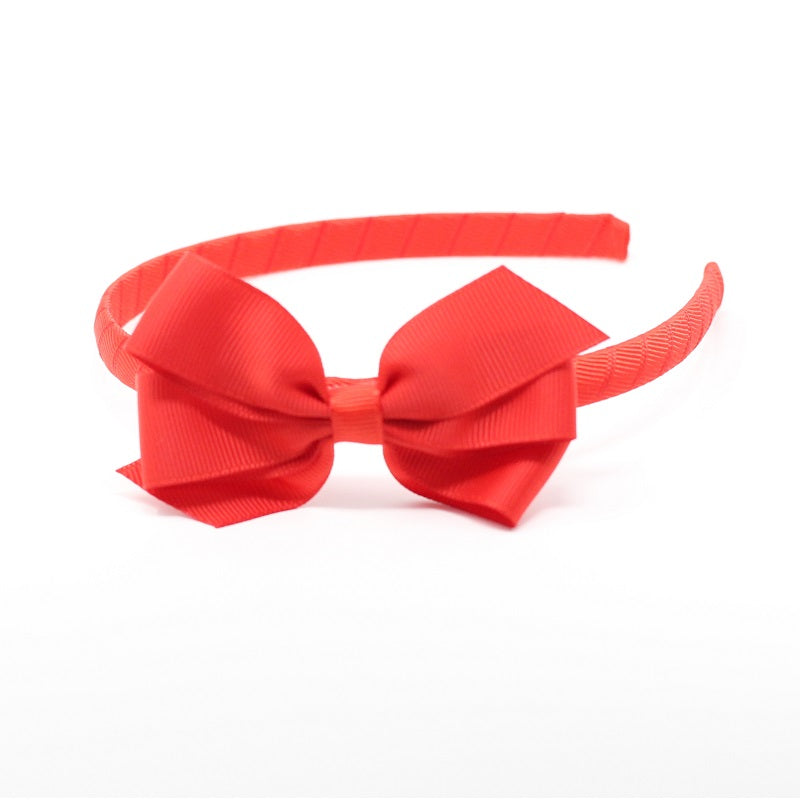 Cerchietto con fiocco rosso