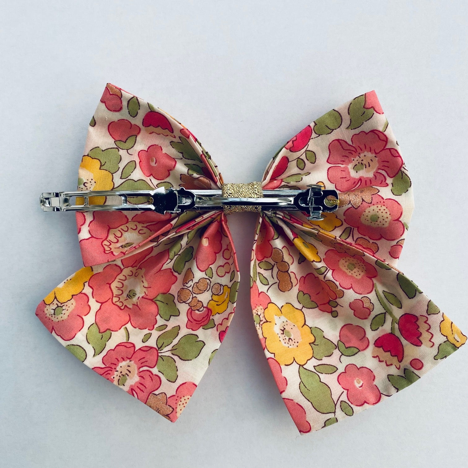 Liberty Bow - Sparkly Betsy - French Barrette