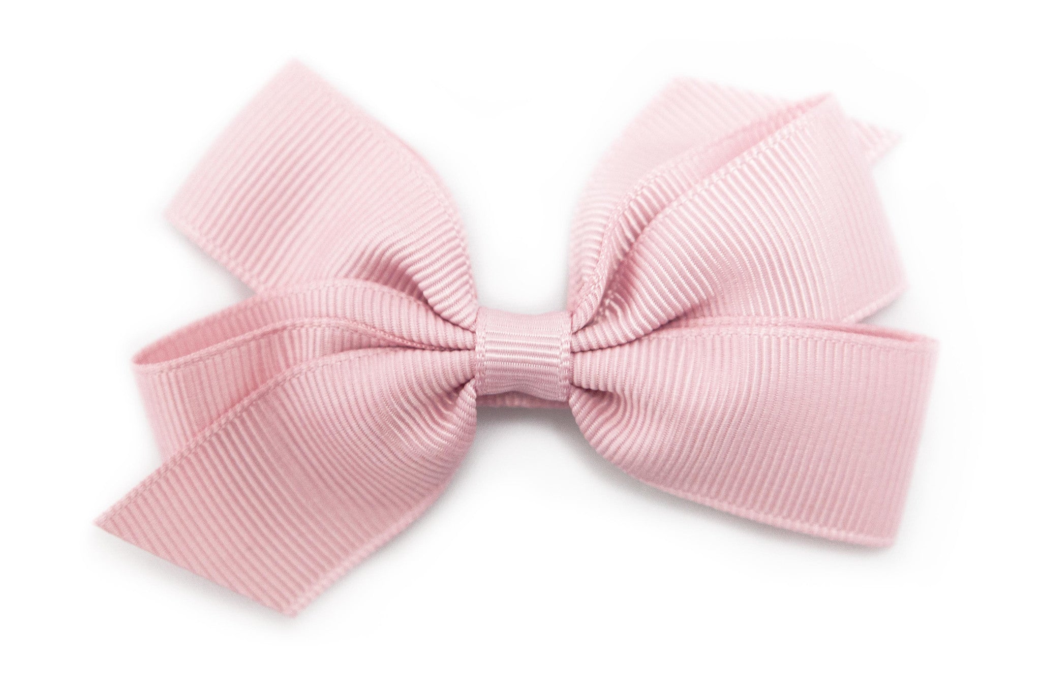 Medium Bow Hair Clip - Quartz Pink