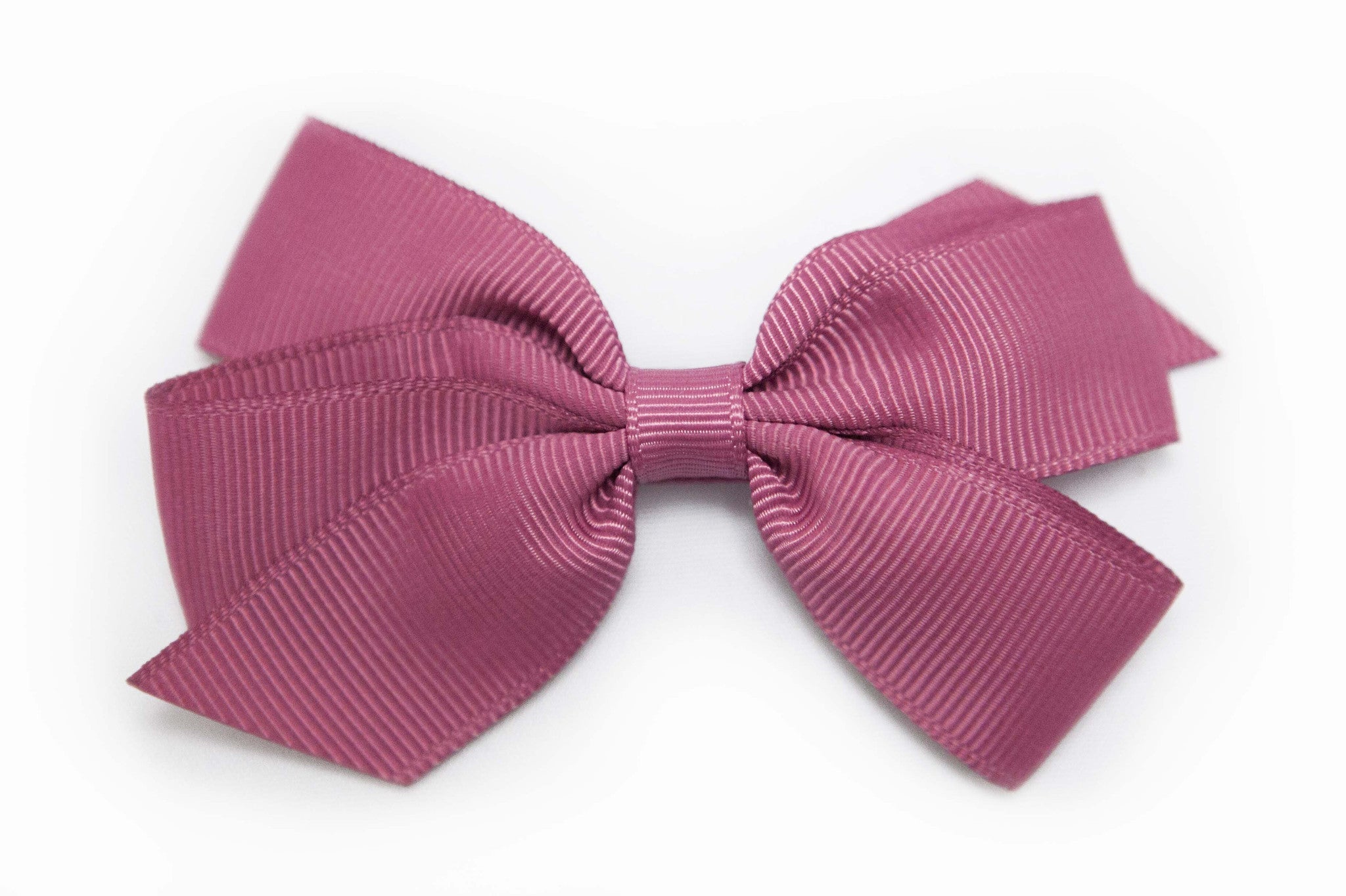 Medium Bow Hair Clip - Rose