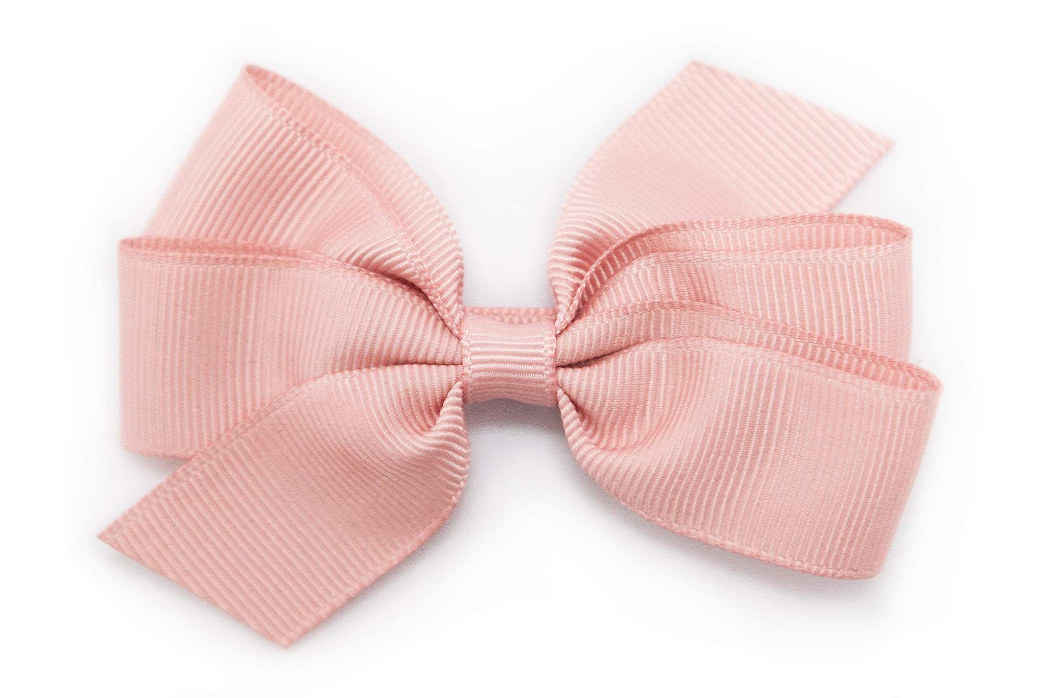 Medium Bow Hair Clip - Blush Pink