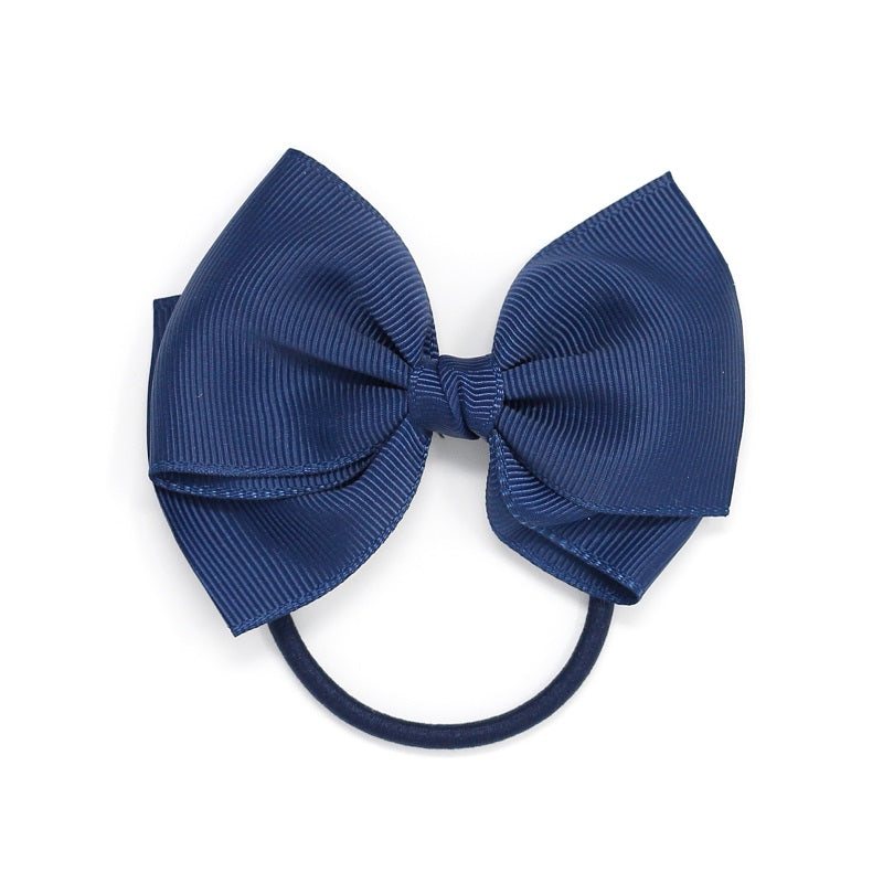 Medium Bow Elastic - Navy Blue