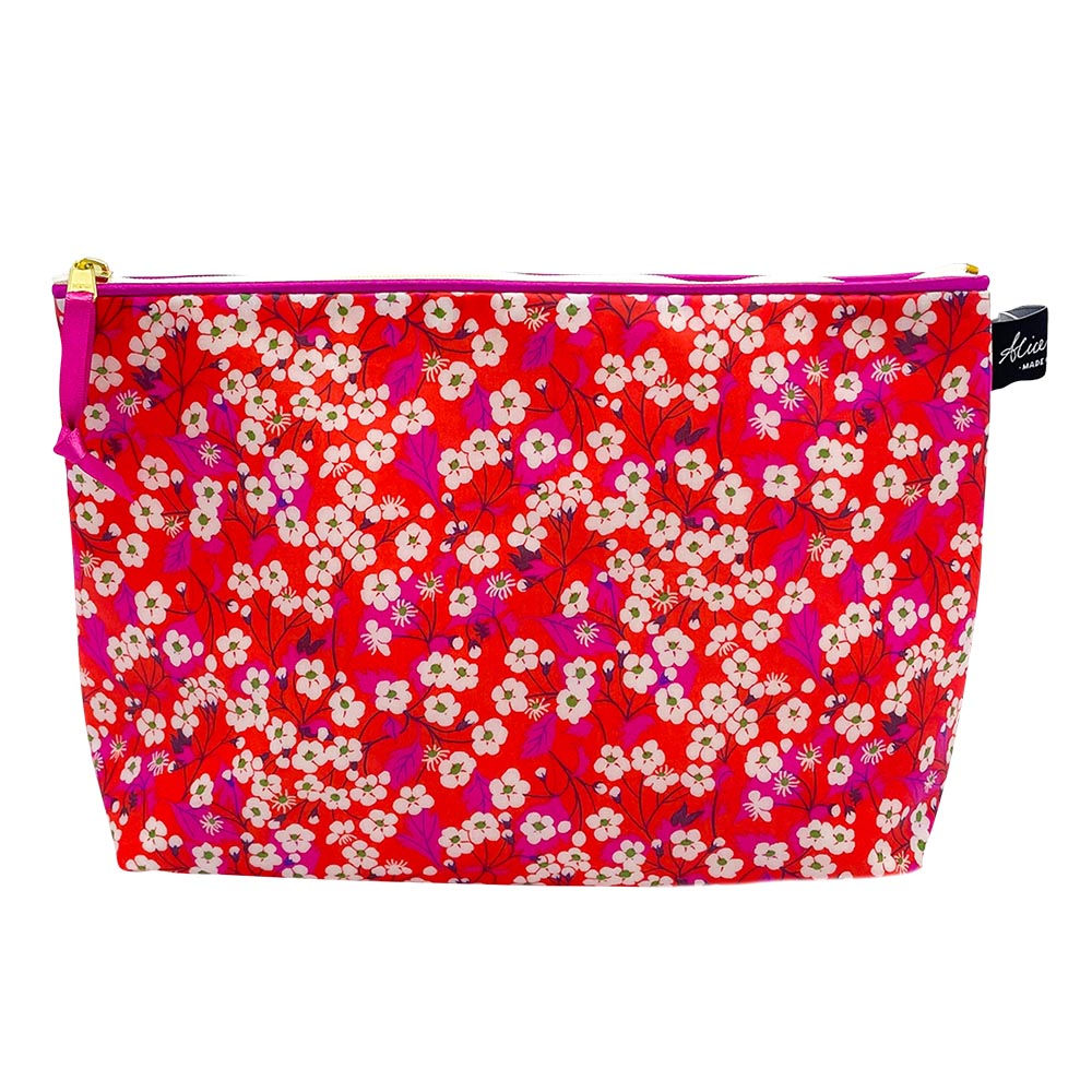Matte Coated Wash Bag Mitsi Chilli