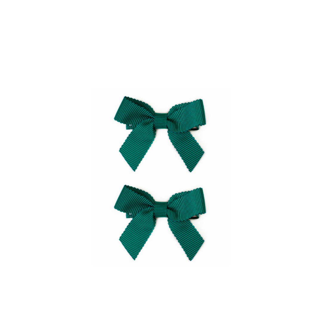 Lauren Bow Pair - Verde bottiglia