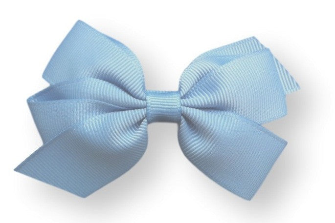 Medium Bow Hair Clip - Light Blue