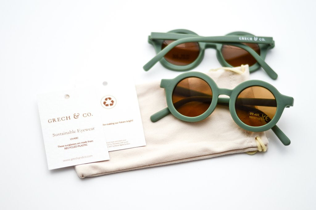Sustainable Kids Sunglasses - Fern