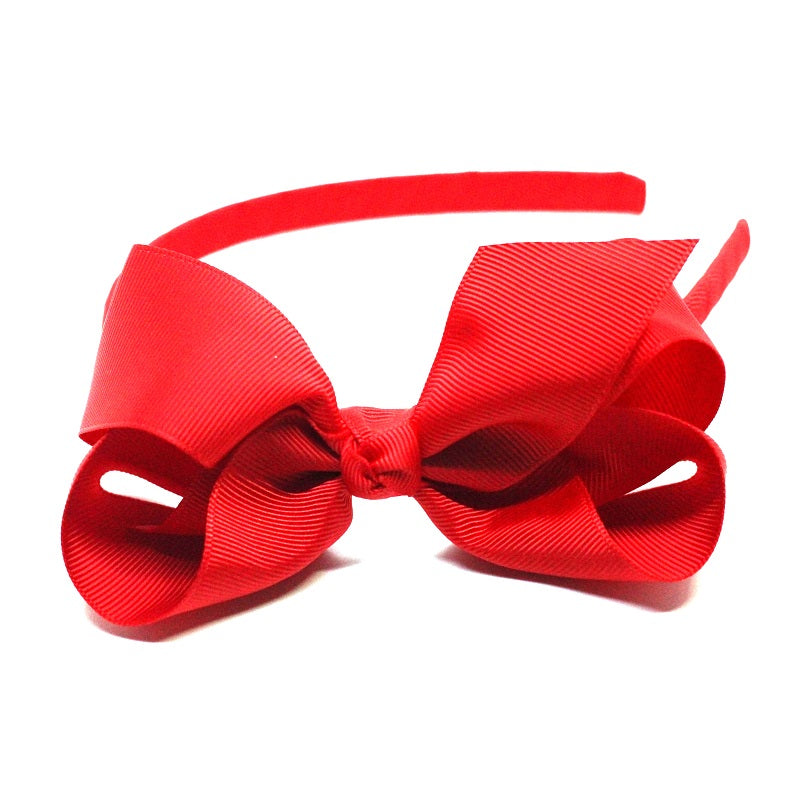 Cerchietto con fiocco rosso