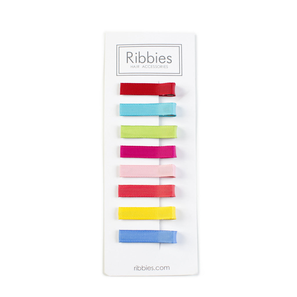 Simple Clip Set of 8 - Bright