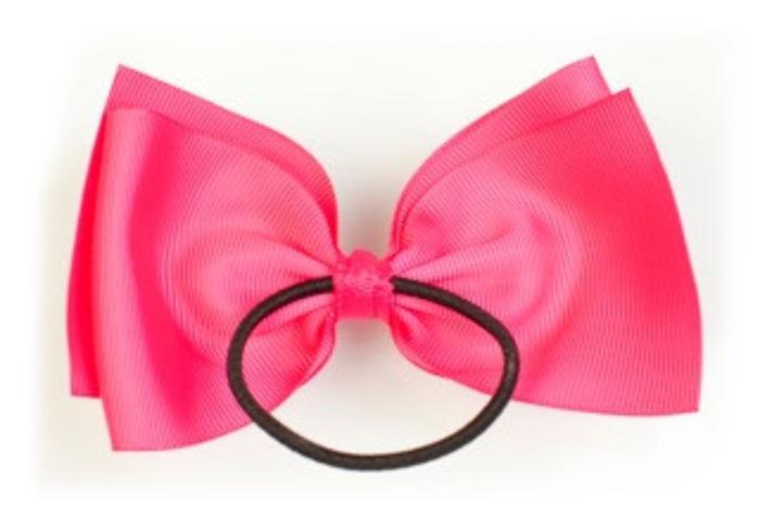Medium Bow Elastic - Passion Fruit