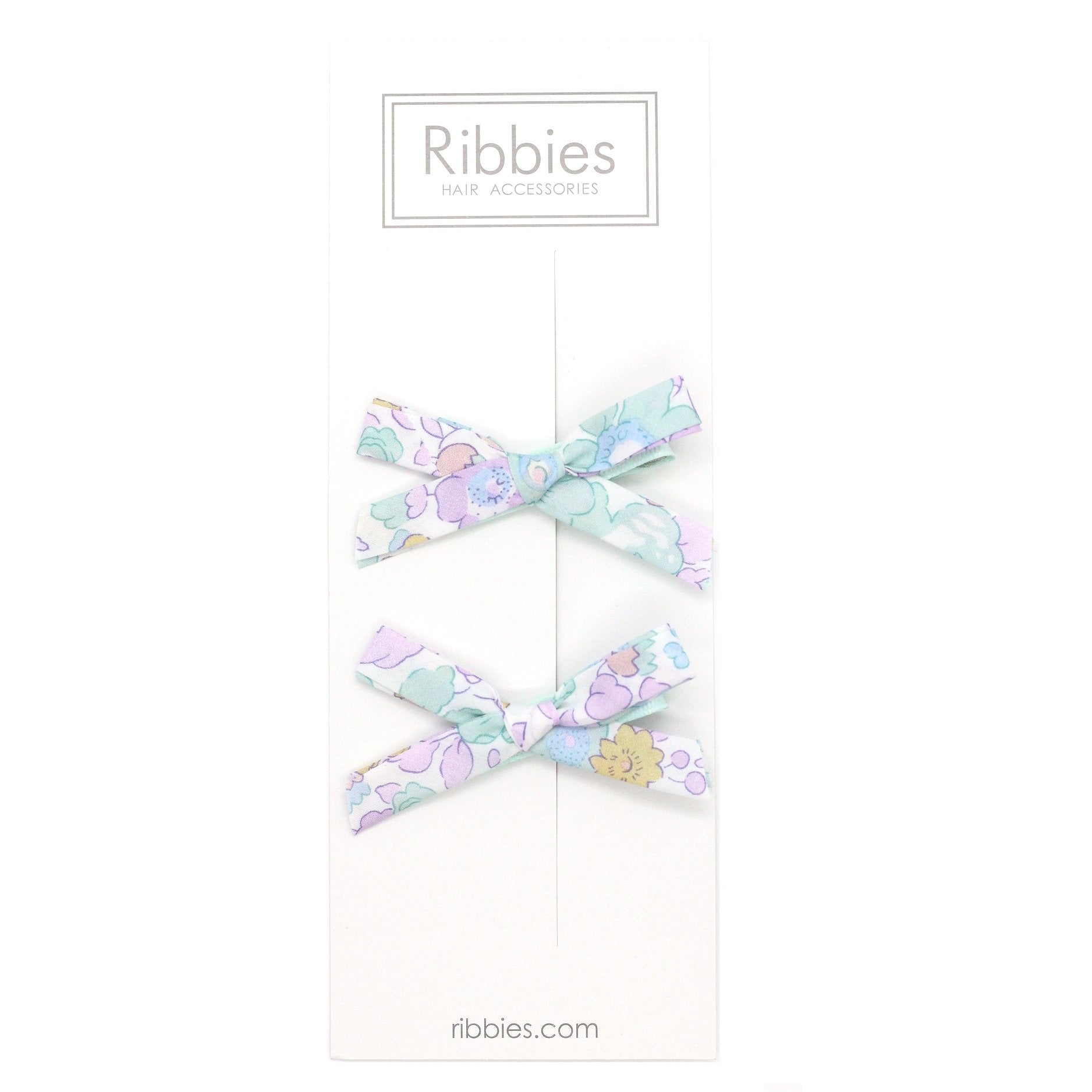 Liberty of London Schoolgirl Bows - Betsy Celadon Green