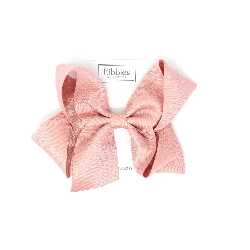 XX Large Sparkly Hair Bow - Pink