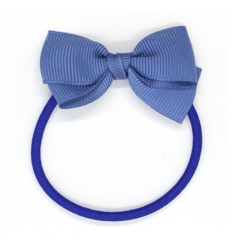 Small Bow Elastic - Smoke Blue