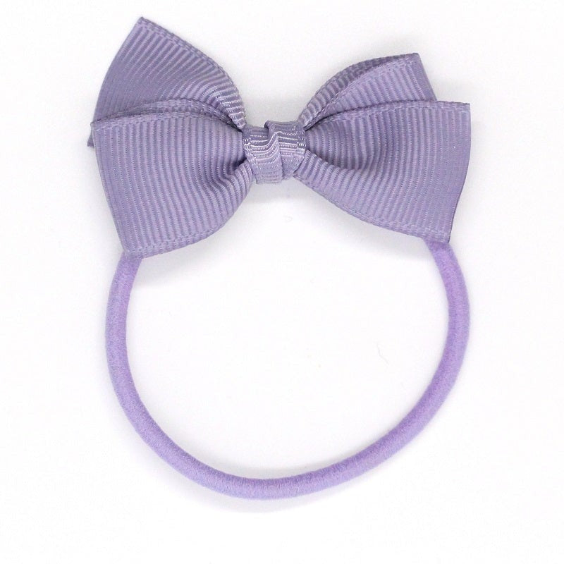 Elastico piccolo fiocco - Grigio pallido blu