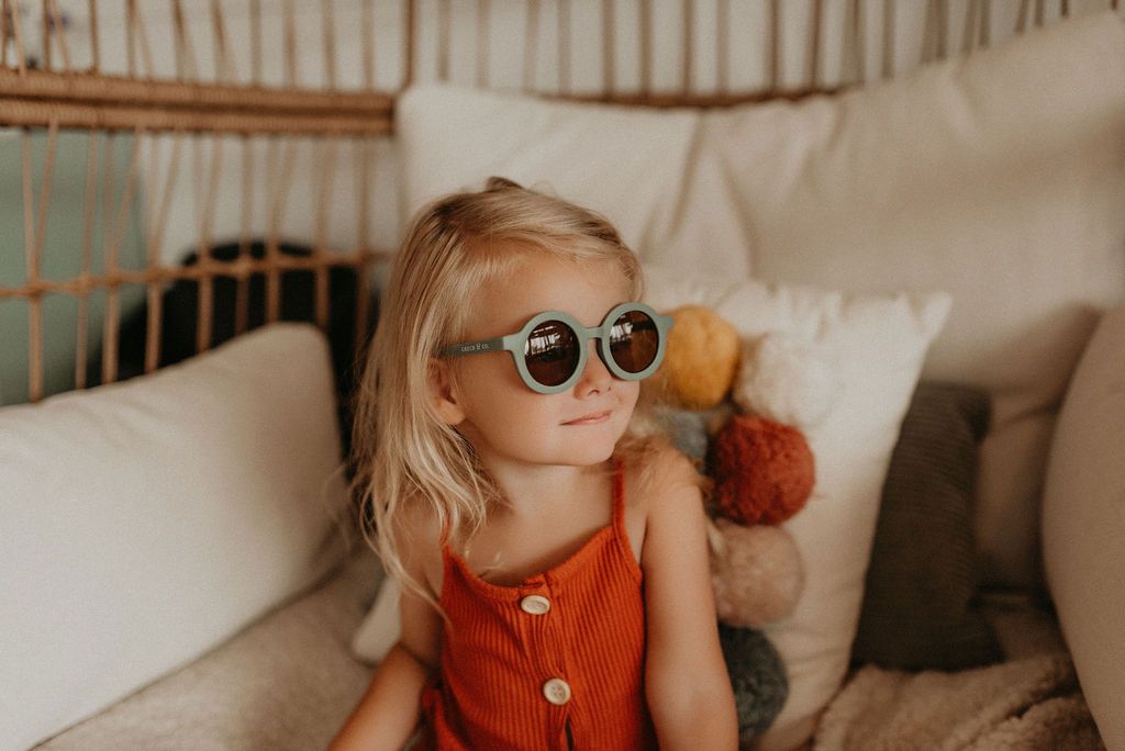 Sustainable Kids Sunglasses - Fern