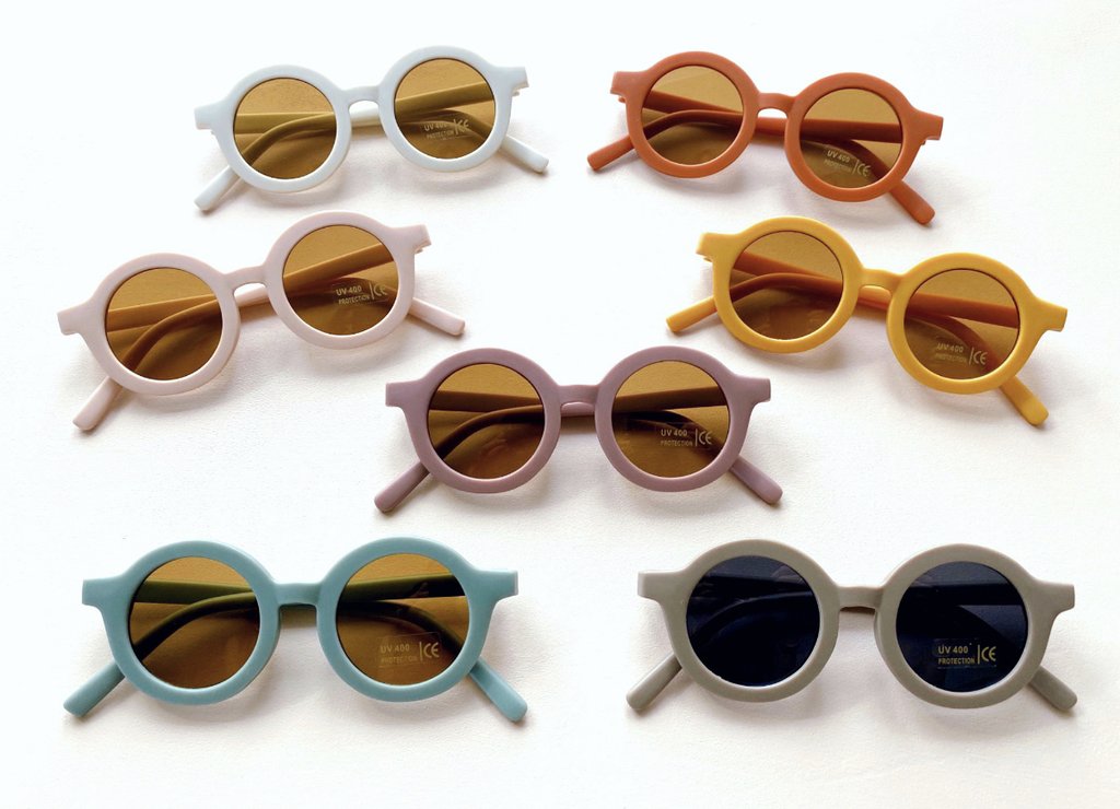 Sustainable Kids Sunglasses - Shell