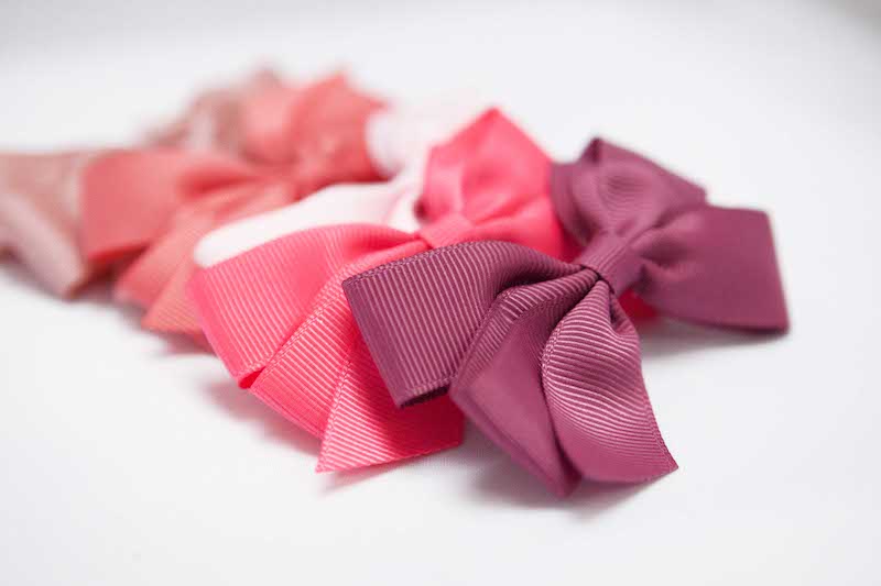 Medium Bow Hair Clips - Unit