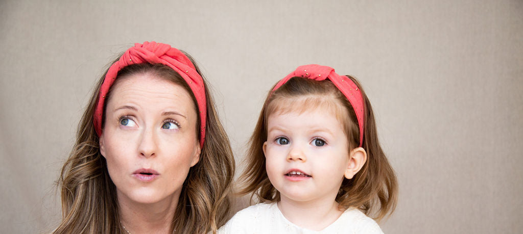 Knot Headband - Double Gauze - Navy