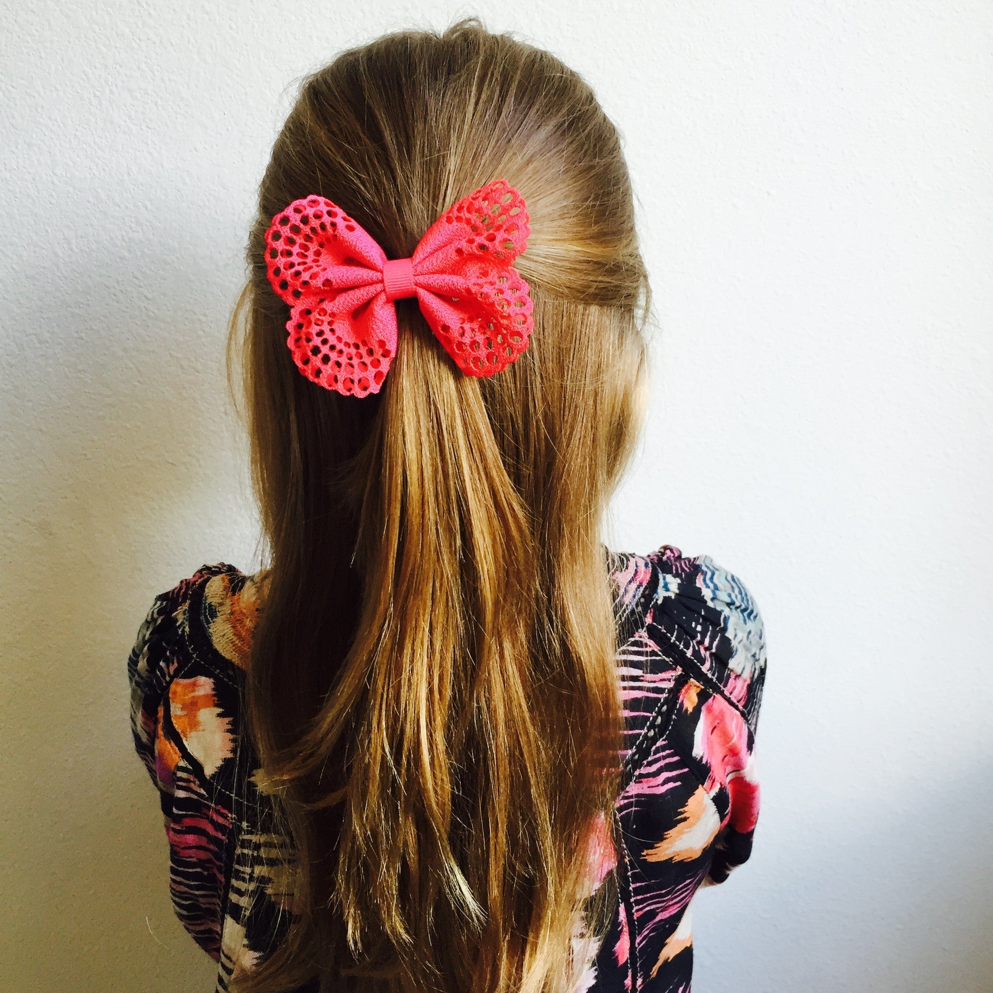 Eyelet Bow Navy