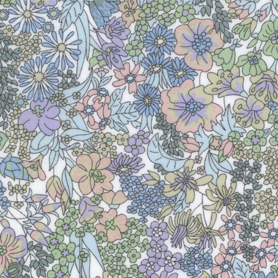 Set di 4 fiocchi Liberty - Margaret Annie - Lavanda
