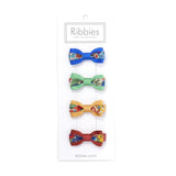 Set of 4 Liberty Bows - Margaret Annie - Rust