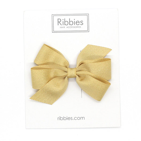 Medium Bow - Sparkly Gold