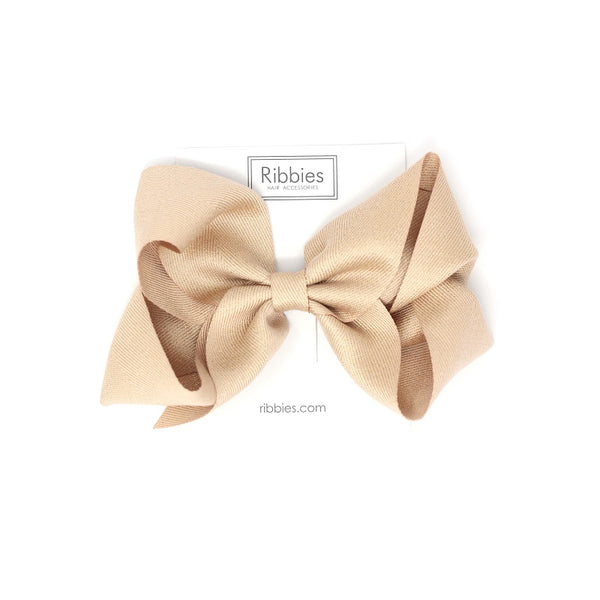 XX Large Sparkly Hair Bow - Gold