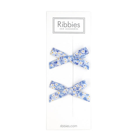 Liberty of London Schoolgirl Bows - Mitsi Valeria Blue