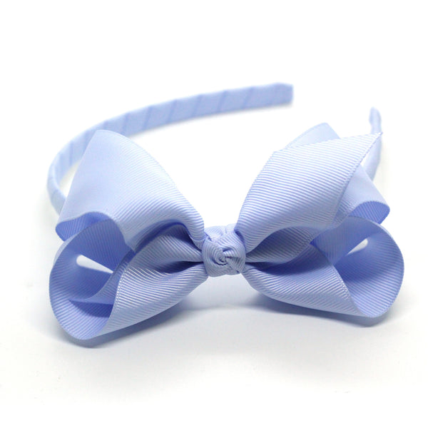 Bow Headband Pastel Blue