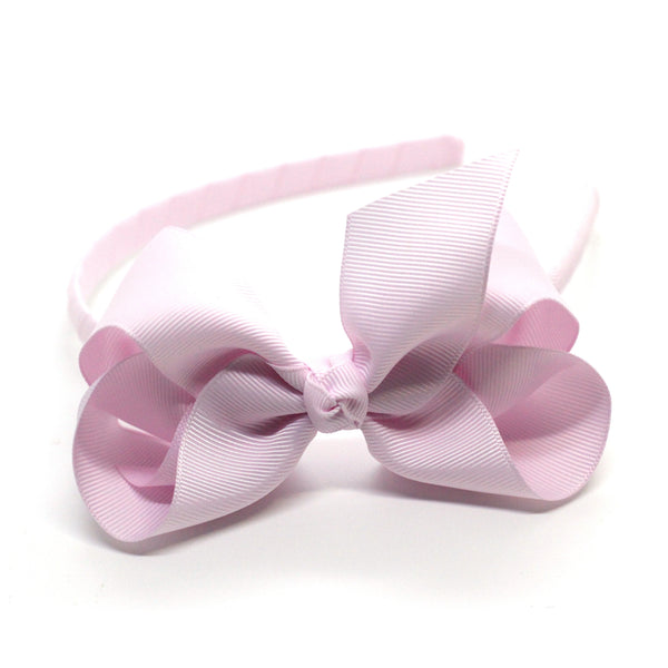 Bow Headband Pastel Pink
