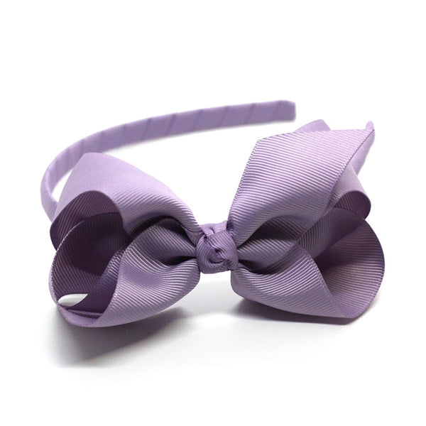 Bow Headband Light Purple
