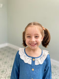 Small Bow Elastic - Rosy Mauve
