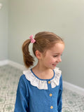 Small Bow Elastic - Rosy Mauve
