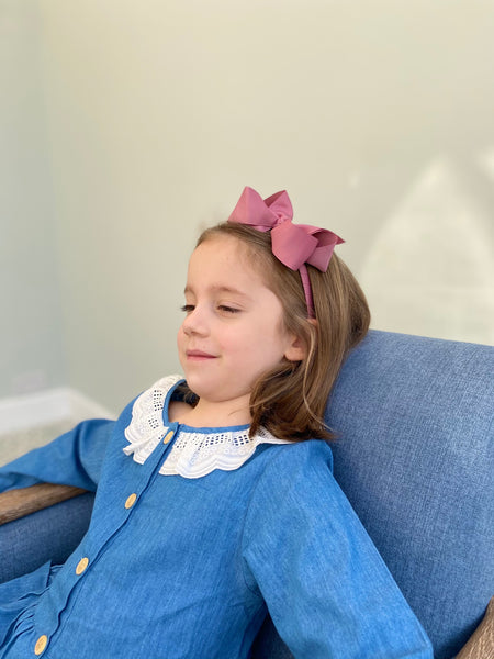 Bow Headband Light Purple