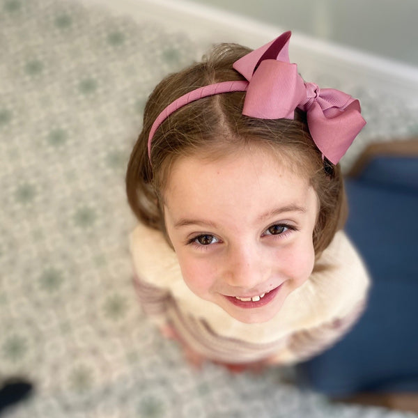 Bow Headband Light Purple