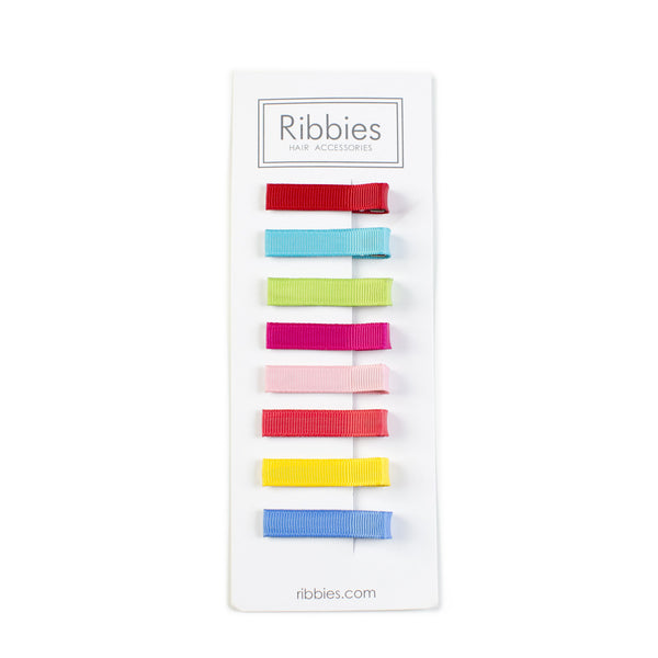 Simple Clip Set of 8 - Bright