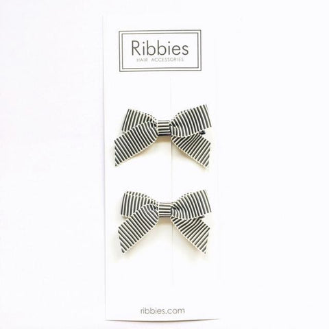 Catalogue - Petersham Ribbon - Lauren Bow Pairs - Stripes