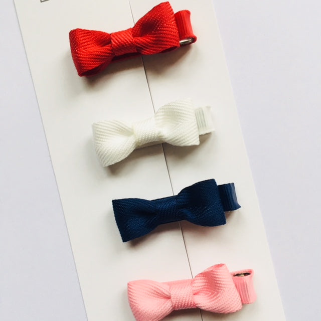 Set of 4 Baby Bows - Classic