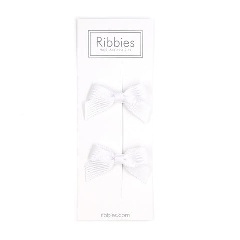 Lauren Bow White Pair