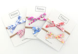Nylon Baby Headband Liberty Bow Set of 2 - Bright Colours
