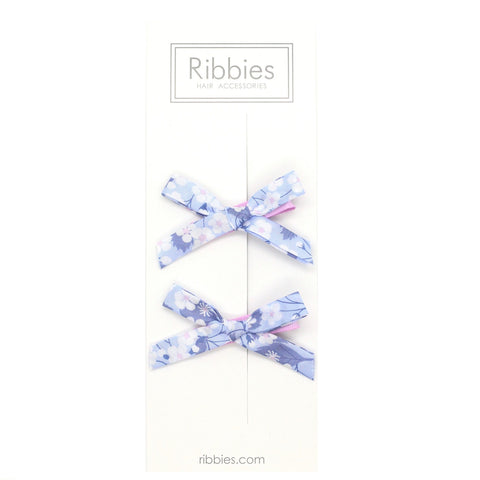 Liberty of London Schoolgirl Bows - Mitsi Blue