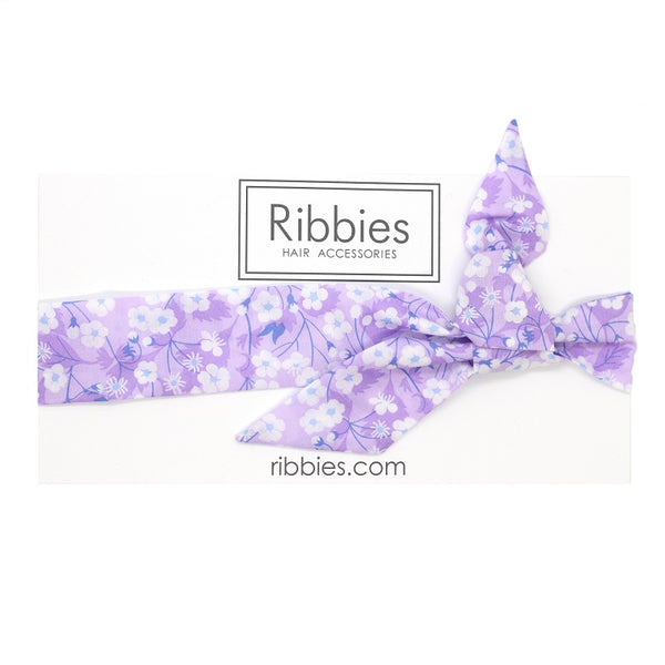 Bow Headband - Liberty - Mitsi Purple