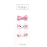 Set of 3 Liberty Bows - Mitsi Pink