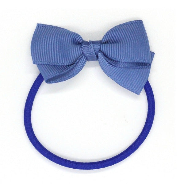 Small Bow Elastic - Smoke Blue