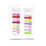 Gift Box: 1 Hair Clips Set of 8 - Molly + 1 Simple Clip Set Swiss Dots