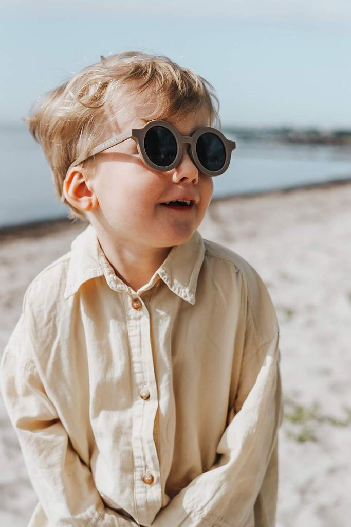 Sustainable Kids Sunglasses - Stone