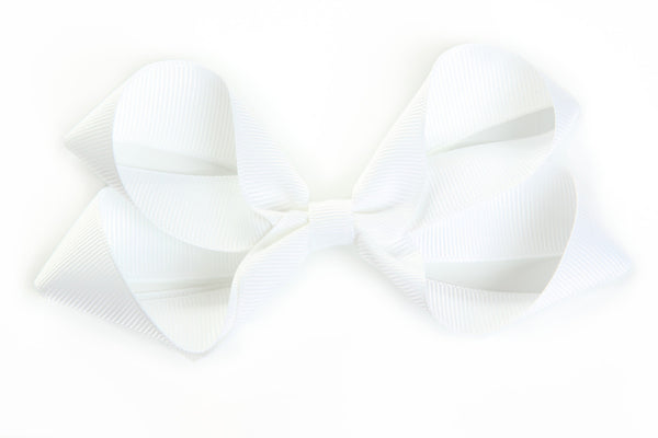 Large White Hair Bow